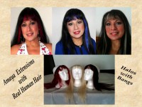 Halo with Bangs Extensions